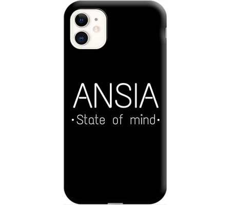 Cover Apple iPhone 11 ANSIA STATE OF MIND Black Border