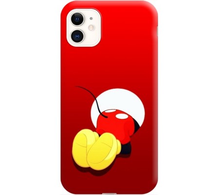 Cover Apple iPhone 11 BACK TOPOLINO MIKEY MOUSE Trasparent Border