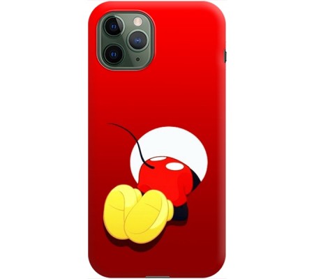 Cover Apple iPhone 11 pro max BACK TOPOLINO MIKEY MOUSE Trasparent Border
