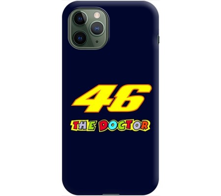 Cover Apple iPhone 11 pro VALENTINO ROSSI THE DOCTOR 46 Trasparent Border