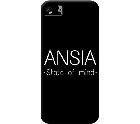 Cover Apple iPhone 5 ANSIA STATE OF MIND Black Border