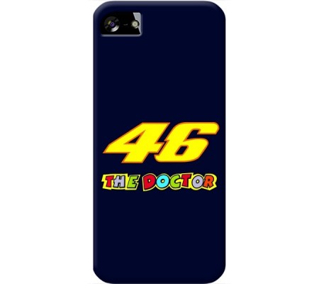 Cover Apple iPhone 5 VALENTINO ROSSI THE DOCTOR 46 Black Border