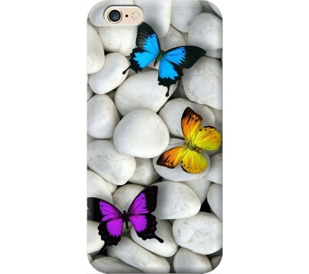 Cover Apple iPhone 6 BUTTERFLY Trasparent Border