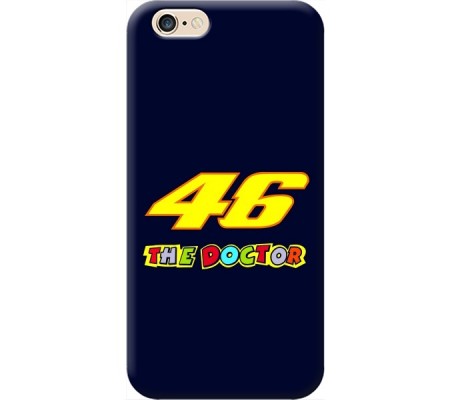 Cover Apple iPhone 6 VALENTINO ROSSI THE DOCTOR 46 Black Border