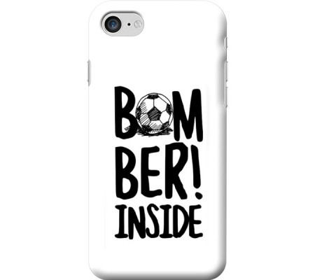Cover Apple iPhone 7 BOMBER INSIDE Trasparent Border