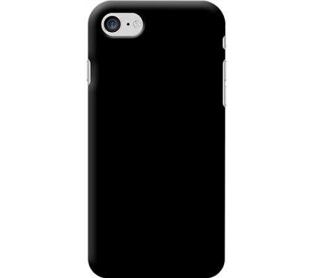 Cover Apple iPhone 7 BLACK Trasparent Border