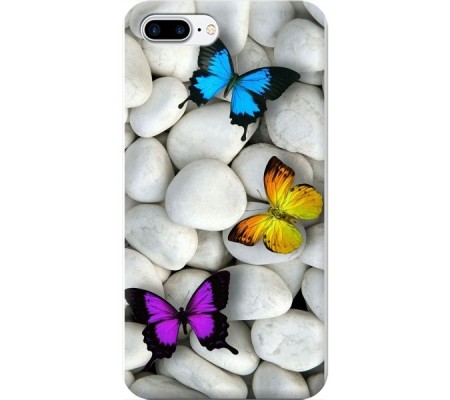 Cover Apple iPhone 7 plus BUTTERFLY Black Border