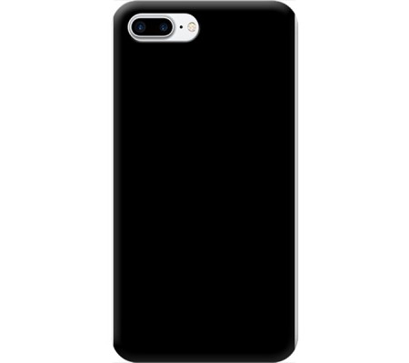 Cover Apple iPhone 7 plus BLACK Trasparent Border
