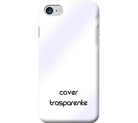 Cover Apple iPhone 7 TRASPARENTE Black Border