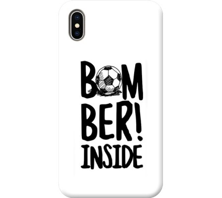 Cover Apple iPhone X BOMBER INSIDE Trasparent Border