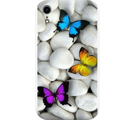 Cover Apple iPhone XR BUTTERFLY Black Border