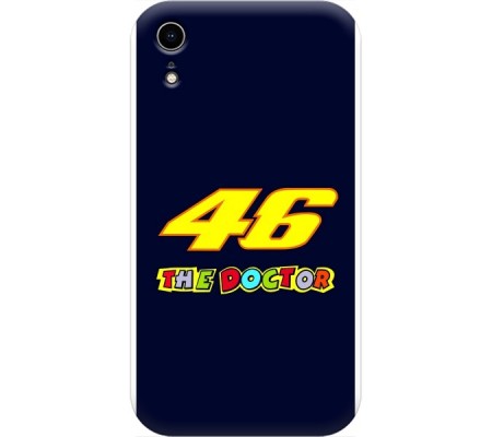 Cover Apple iPhone XR VALENTINO ROSSI THE DOCTOR 46 Black Border
