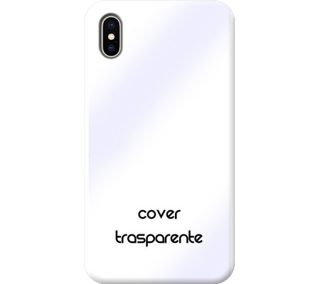 Cover Apple iPhone XS TRASPARENTE Black Border