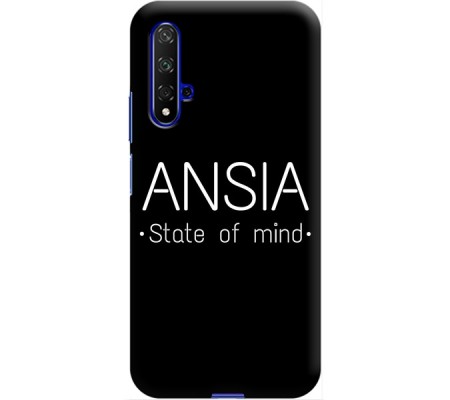 Cover Honor 20 ANSIA STATE OF MIND Trasparent Border