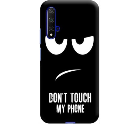 Cover Honor 20 DONT TOUCH MY PHONE Black Border