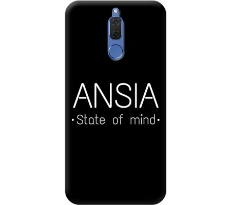 Cover Huawei Mate 10 Lite ANSIA STATE OF MIND Black Border