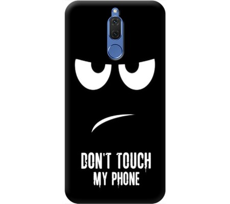 Cover Huawei Mate 10 Lite DONT TOUCH MY PHONE Trasparent Border