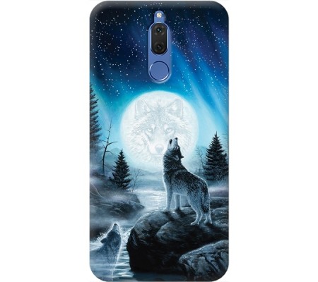 Cover Huawei Mate 10 Lite WOLF Trasparent Border