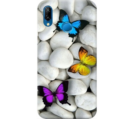 Cover Huawei P20 LITE BUTTERFLY Black Border