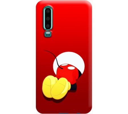 Cover Huawei P30 BACK TOPOLINO MIKEY MOUSE Trasparent Border