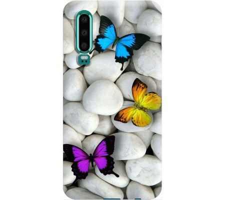 Cover Huawei P30 BUTTERFLY Black Border