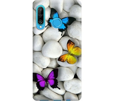 Cover Huawei P30 LITE BUTTERFLY Black Border