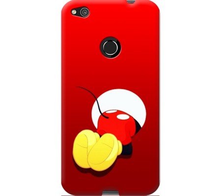 Cover Huawei P8 LITE 2017 BACK TOPOLINO MIKEY MOUSE Trasparent Border