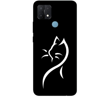 Cover Oppo A15 CAT Trasparent Border