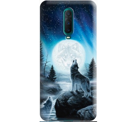 Cover Oppo RX 17 PRO WOLF Black Border