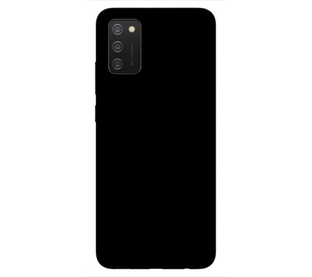 Cover Samsung A02S BLACK Trasparent Border
