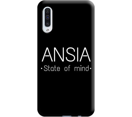 Cover Samsung A50 ANSIA STATE OF MIND Black Border