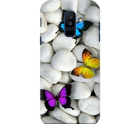 Cover Samsung A6 2018 BUTTERFLY Black Border