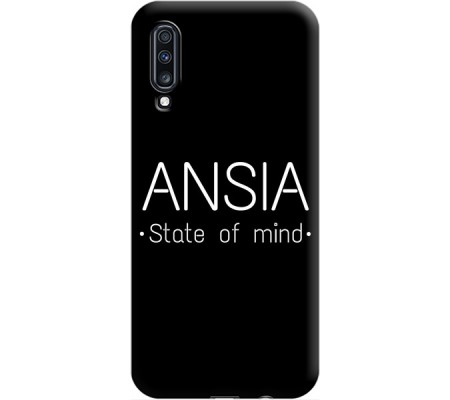 Cover Samsung A70 ANSIA STATE OF MIND Black Border