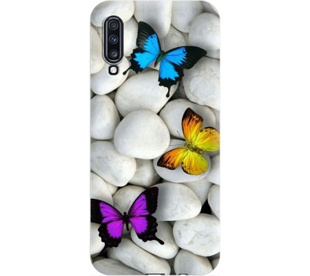 Cover Samsung A70 BUTTERFLY Trasparent Border