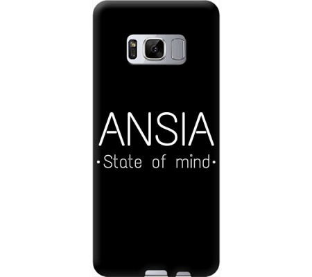 Cover Samsung Galaxy S8 Plus ANSIA STATE OF MIND Black Border