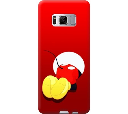 Cover Samsung Galaxy S8 Plus BACK TOPOLINO MIKEY MOUSE Trasparent Border