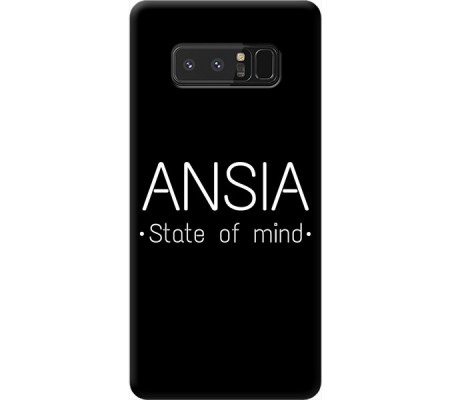 Cover Samsung NOTE 8 ANSIA STATE OF MIND Black Border