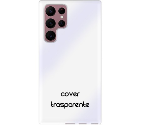Cover Samsung S22 Ultra TRASPARENTE Trasparent Border