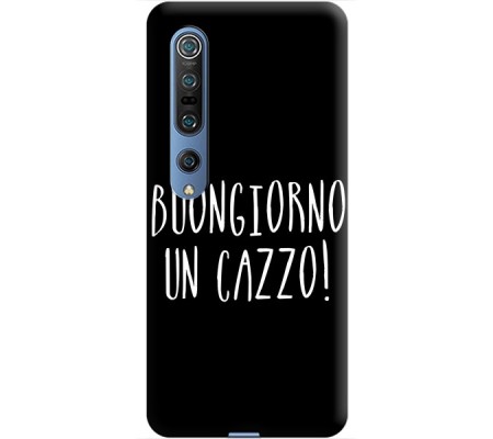 Cover Xiaomi Mi 10 BUONGIORNO UN CAZZO Black Border